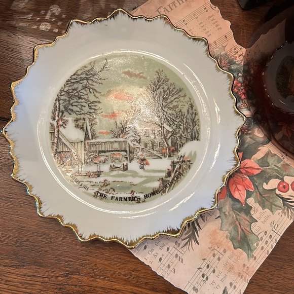 Vintage Courier & Ives Collector Plates - Picture 5 of 9